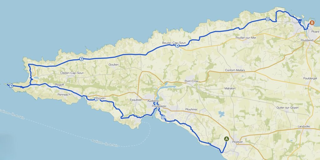 Tour de Bretagne à vélo étape 5