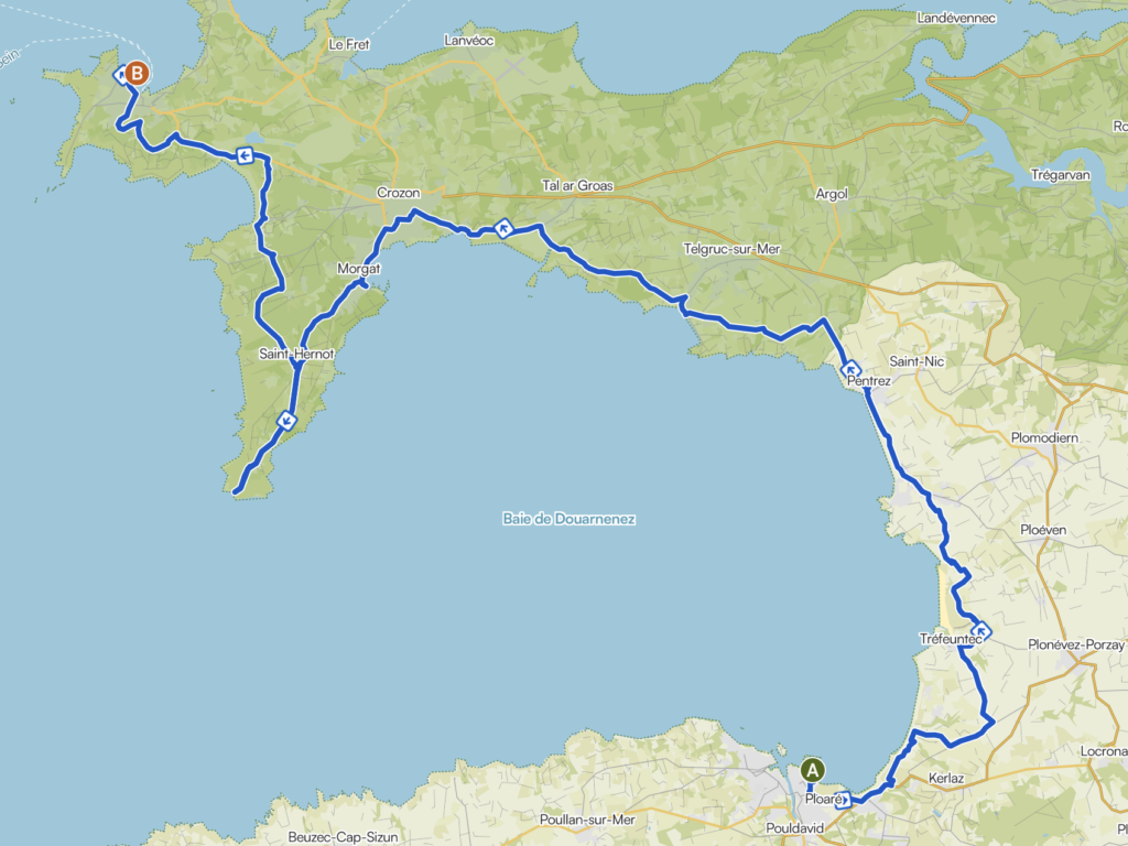 Tour de Bretagne à vélo étape 6