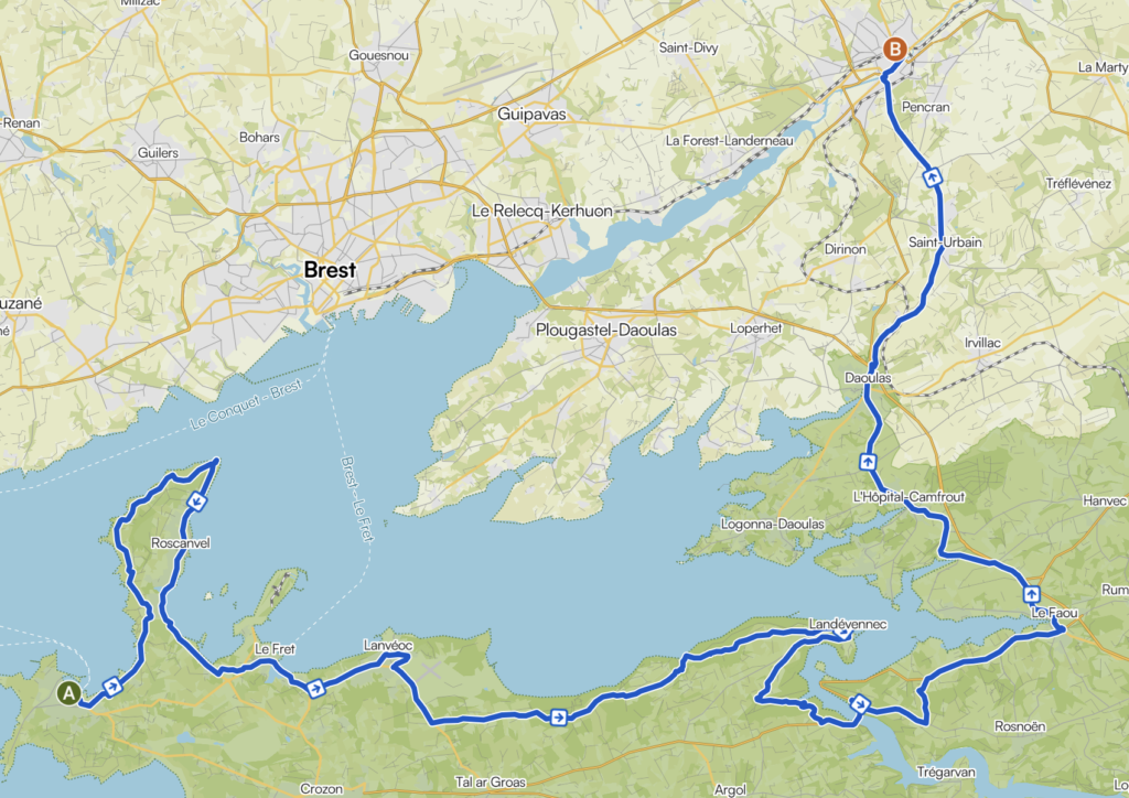 Tour de Bretagne à vélo étape 7
