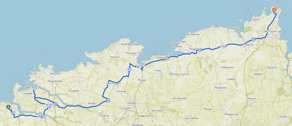 Tour de Bretagne à vélo étape 9