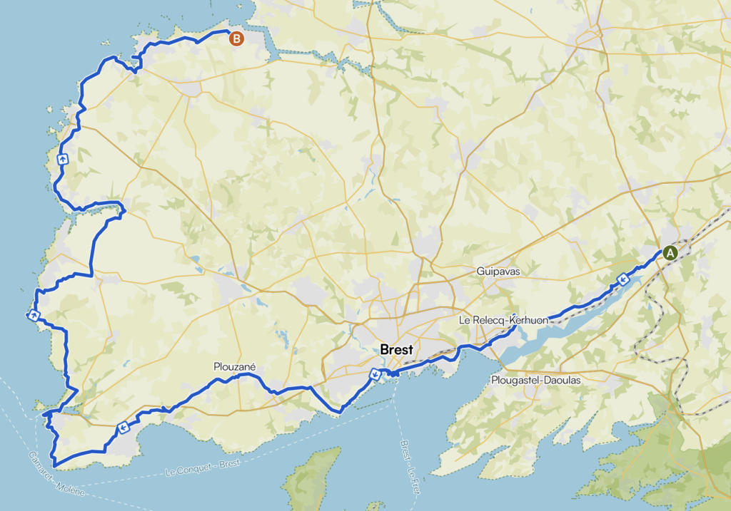 Tour de Bretagne à vélo étape 8