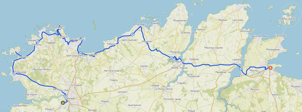 Tour de Bretagne à vélo étape 11