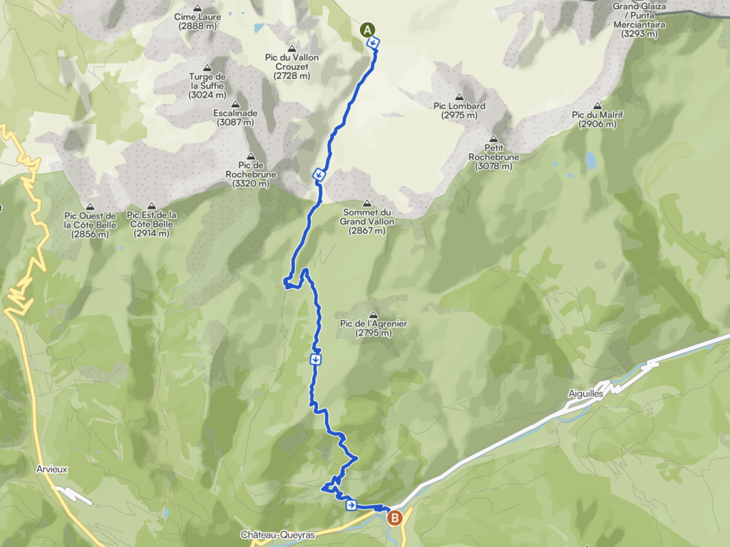 Tour du Queyras étape 6