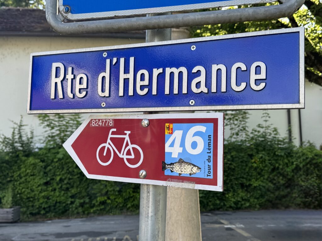 Le tour du lac Léman à vélo