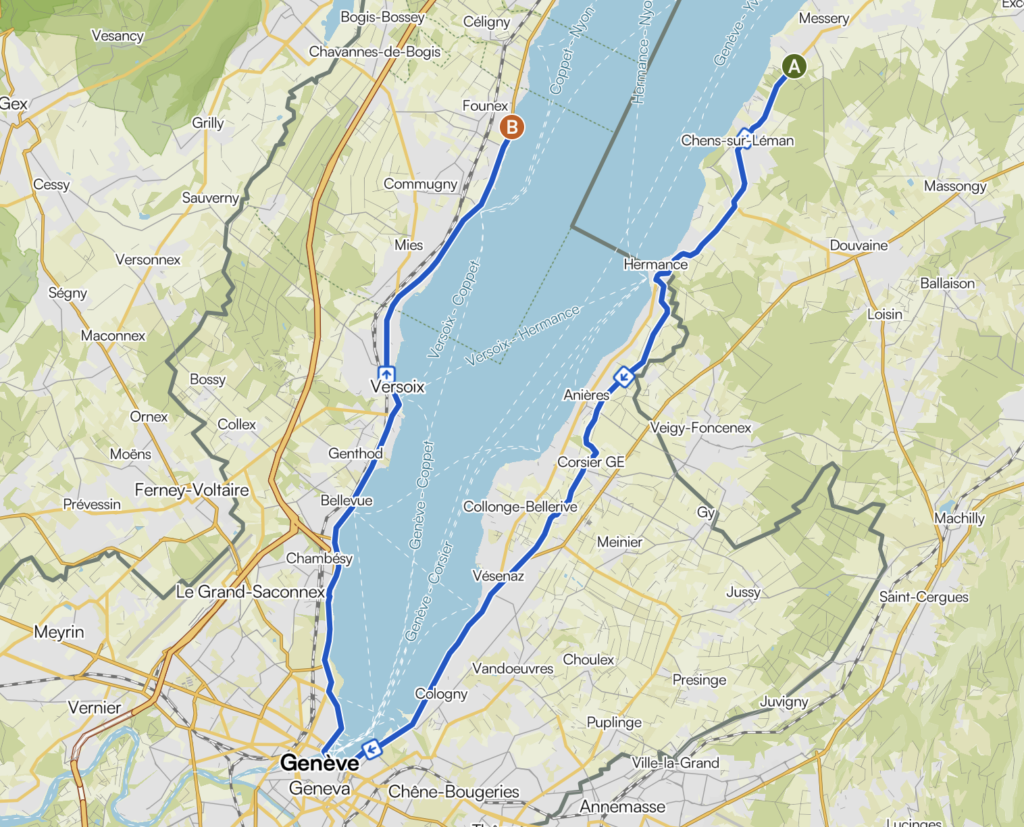 Tour du Lac Léman étape 3