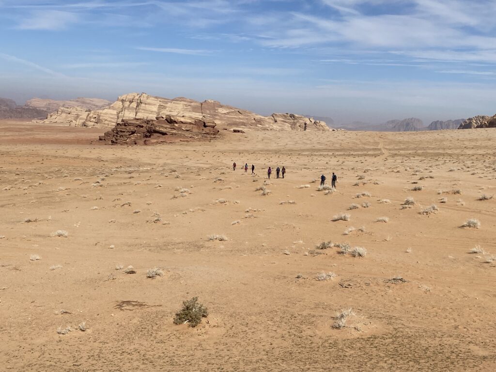 Le désert du Wadi Rum