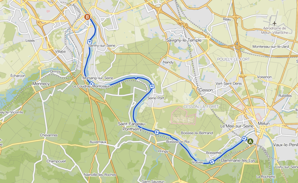 La Seine à vélo, étape 7