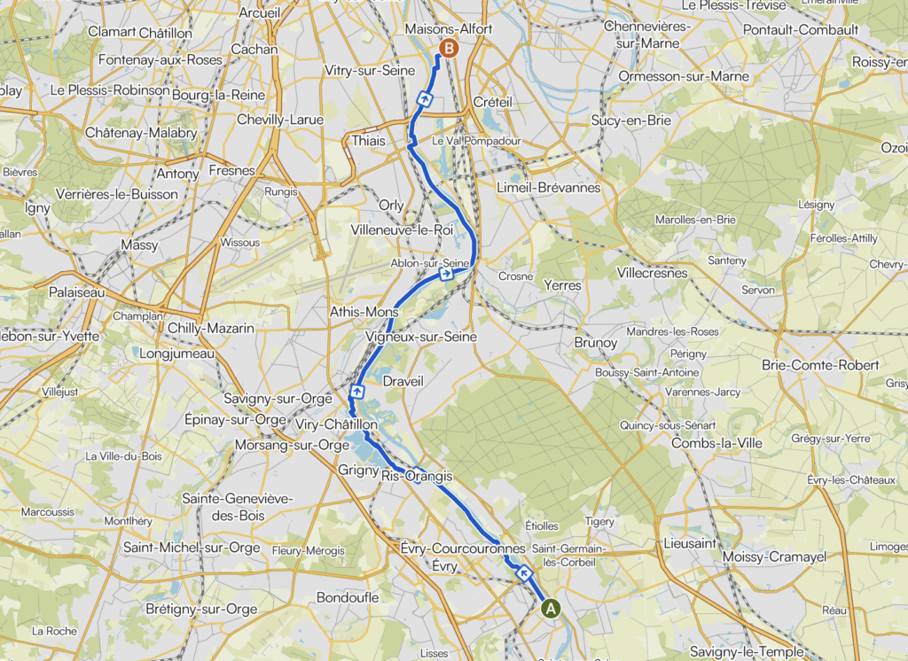 La Seine à vélo, étape 8