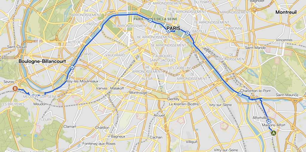 La Seine à vélo, étape 9