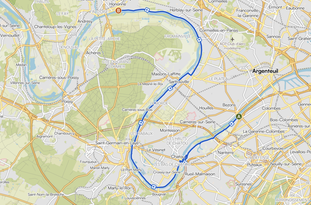 La Seine à vélo, étape 11