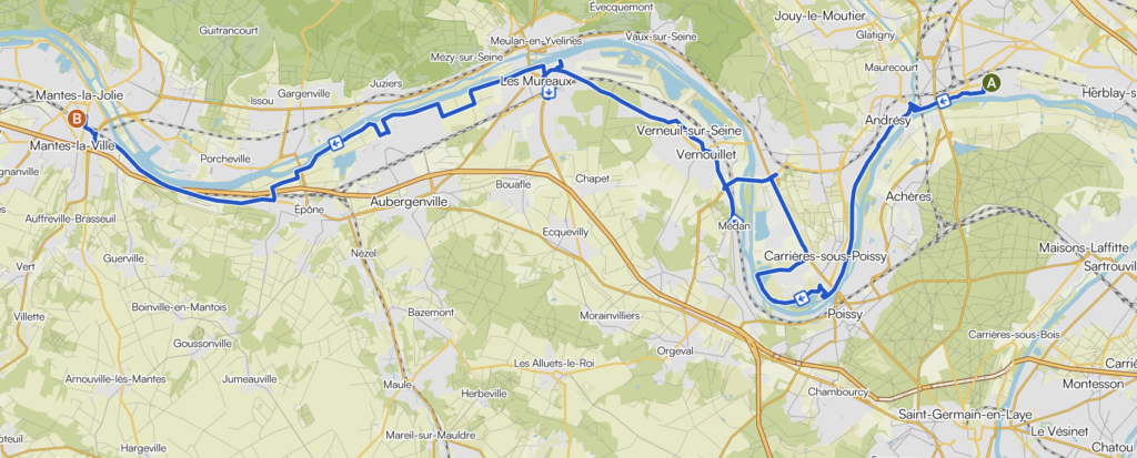 La Seine à vélo, étape 12