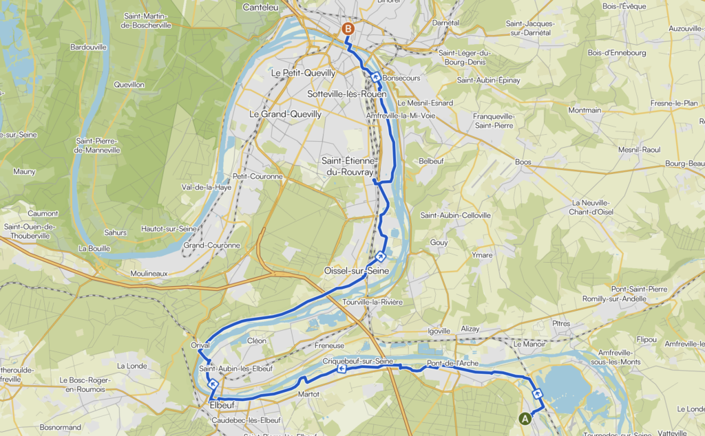La Seine à vélo, étape 15