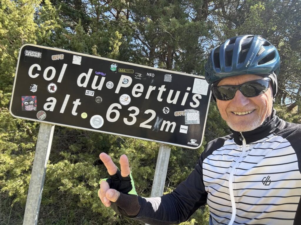 Jean-Louis Boudart au col de Pertuis (Drôme)