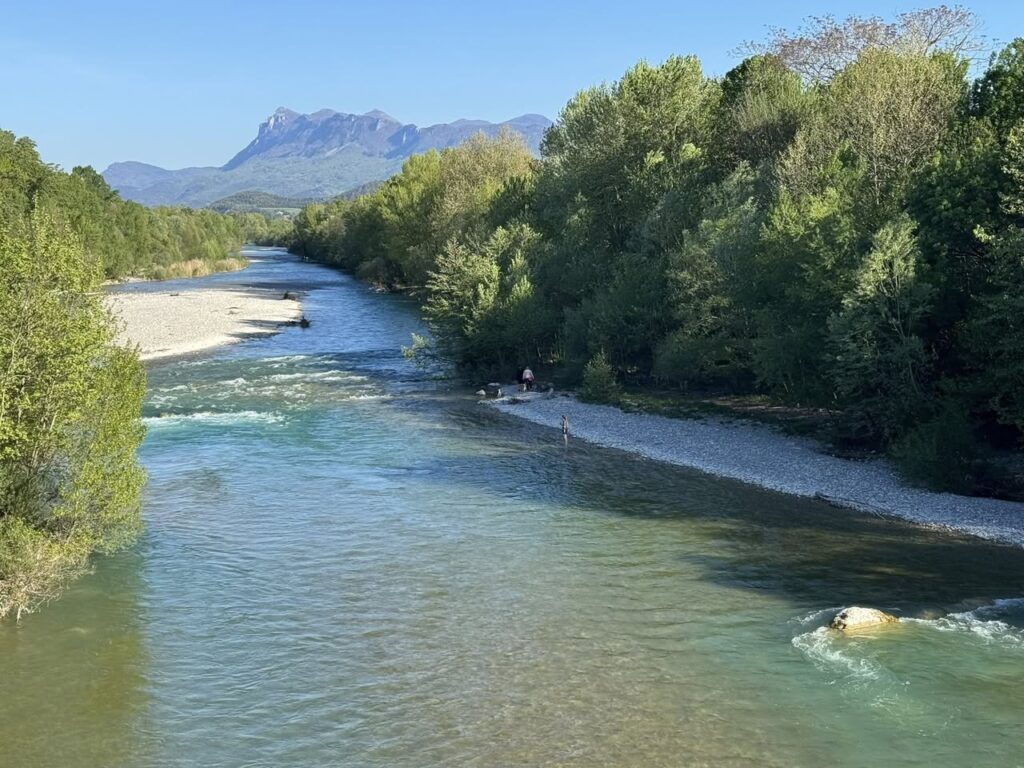 La Drôme à Crest (Drôme)