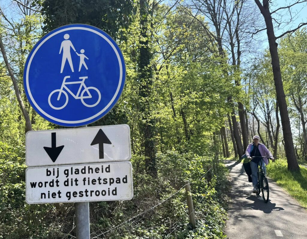 Piste cyclable aux Pays-Bas