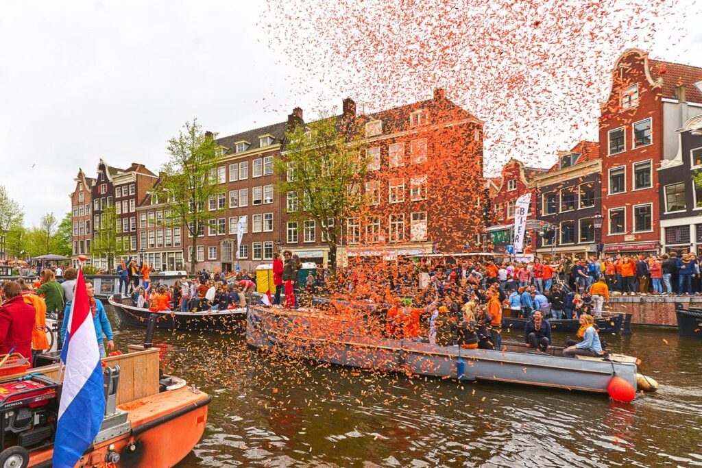 Koningsdag à Amsterdam
