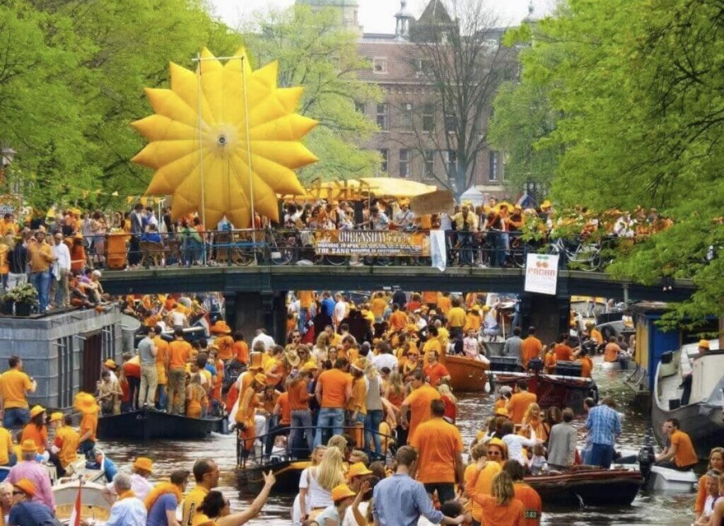 Koningsdag à Amsterdam