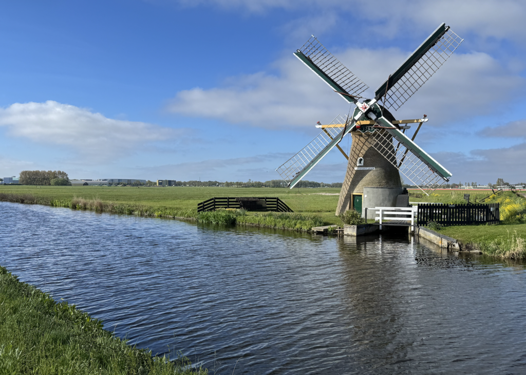 Moulin à vent aux Pays-Bas