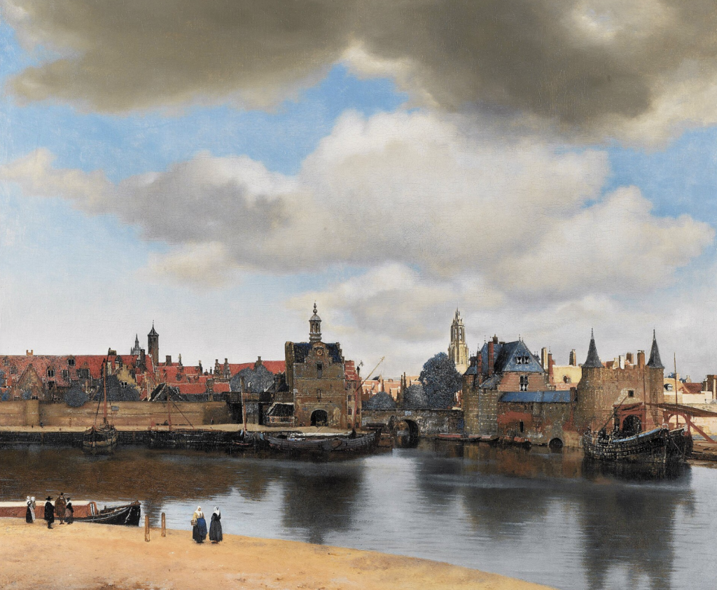 Vuer de Delft, par Vermeer
