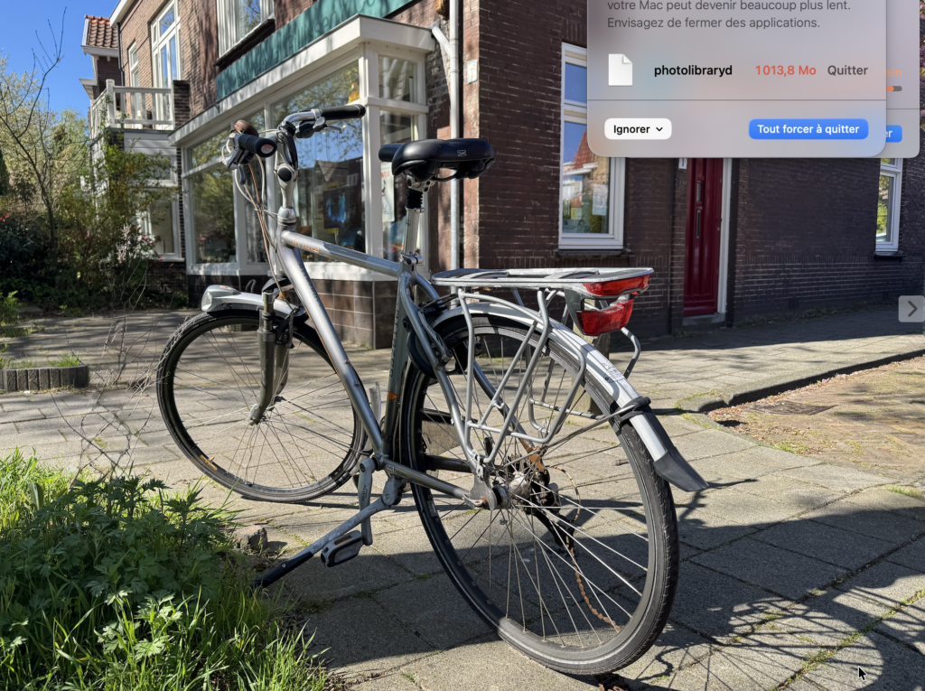 Dans une rue de Haarlem (Pays-Bas)