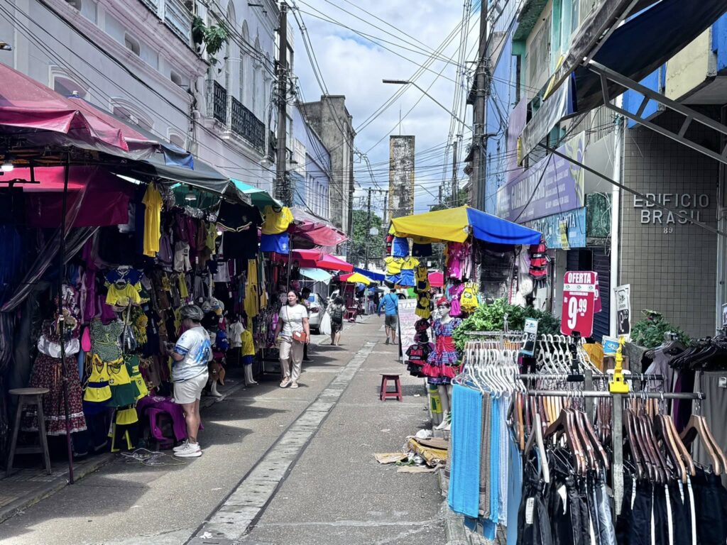 Une rue de Manaus, Brésil