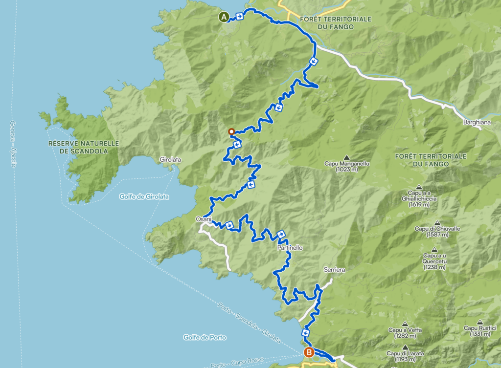 Carte étape 5 GT 20