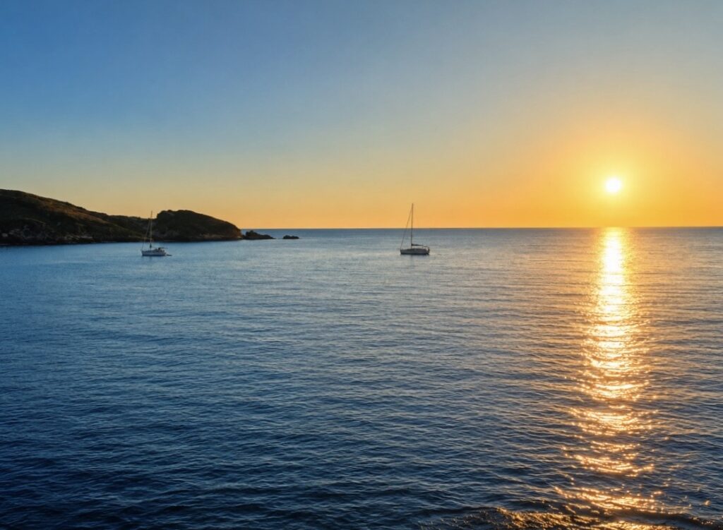 Coucher de soleil à Centuri, GT 20