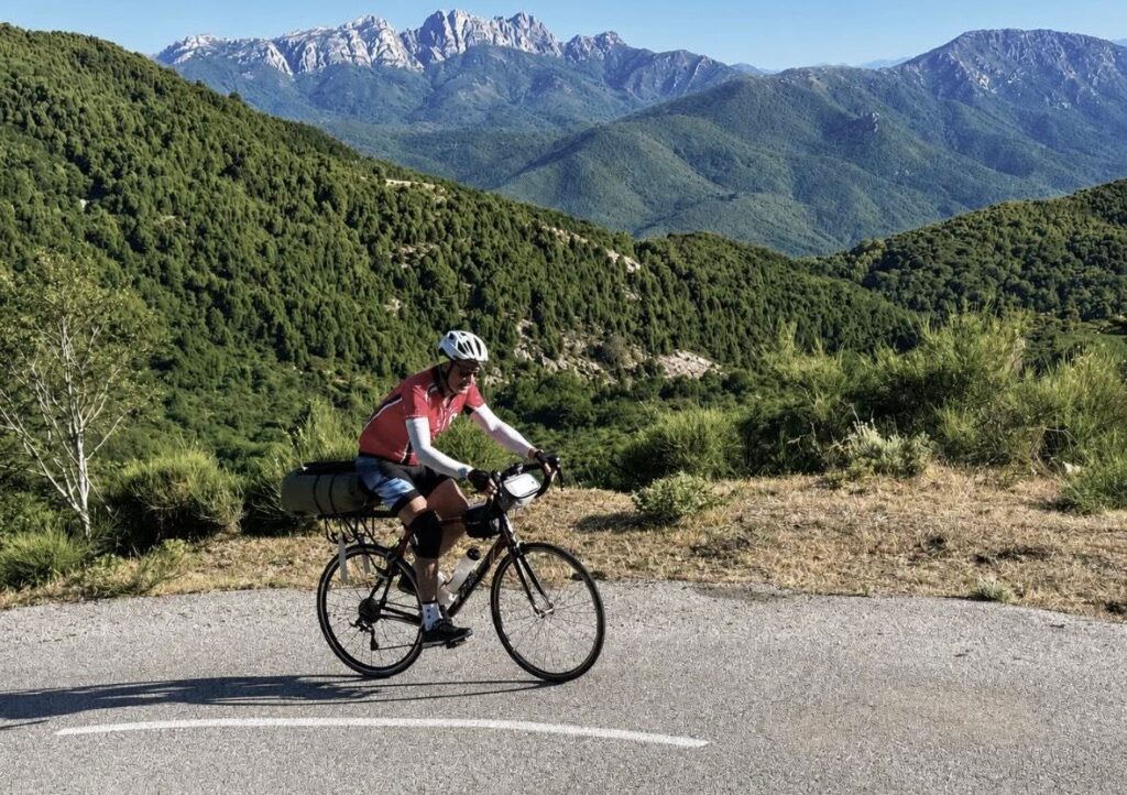 Dans le col de la Vaccia, en Corse