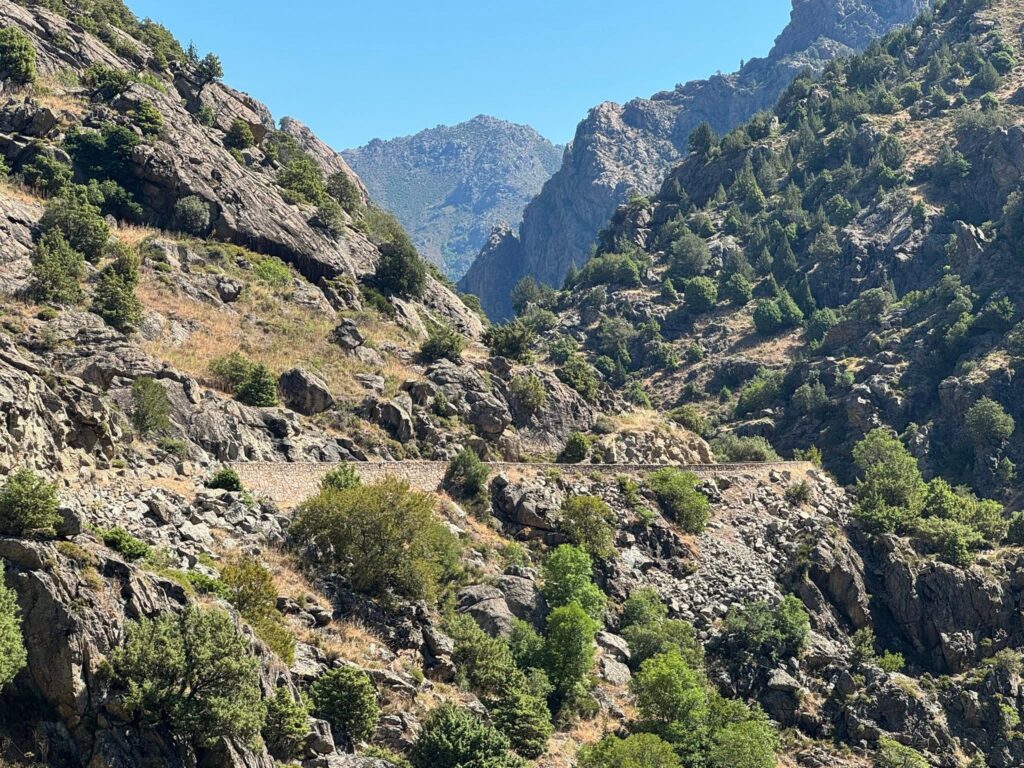 GT 20 entre le col de Vergio et Corte, Corse