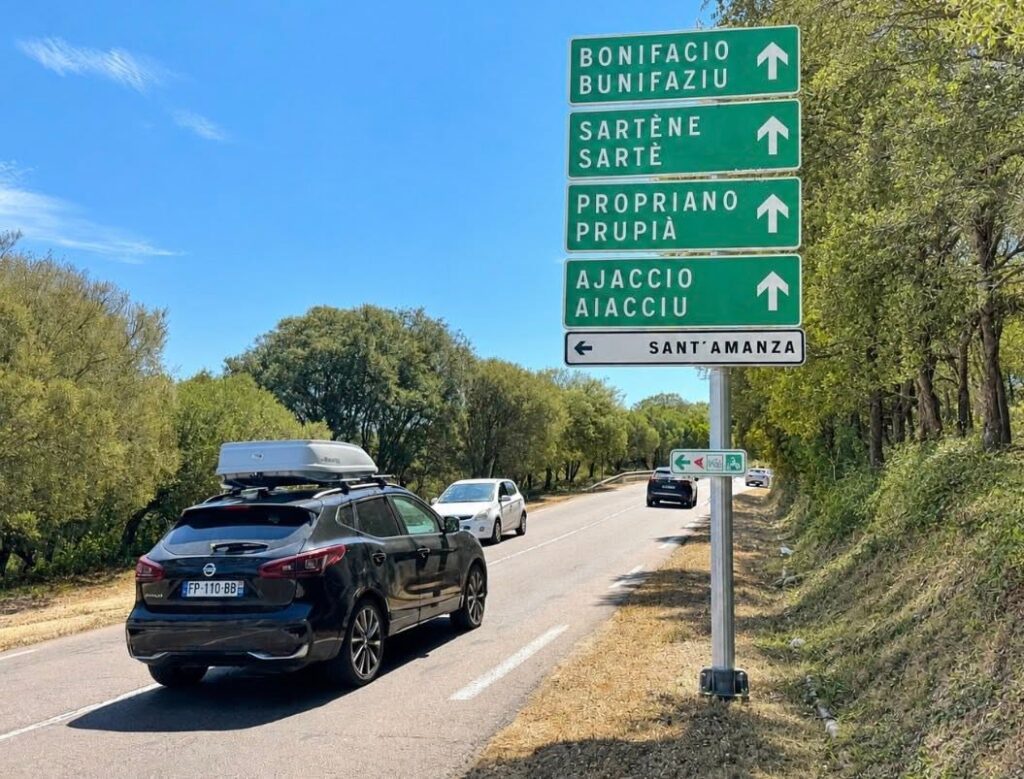 L'arrivée à Bonifacio, en Corse