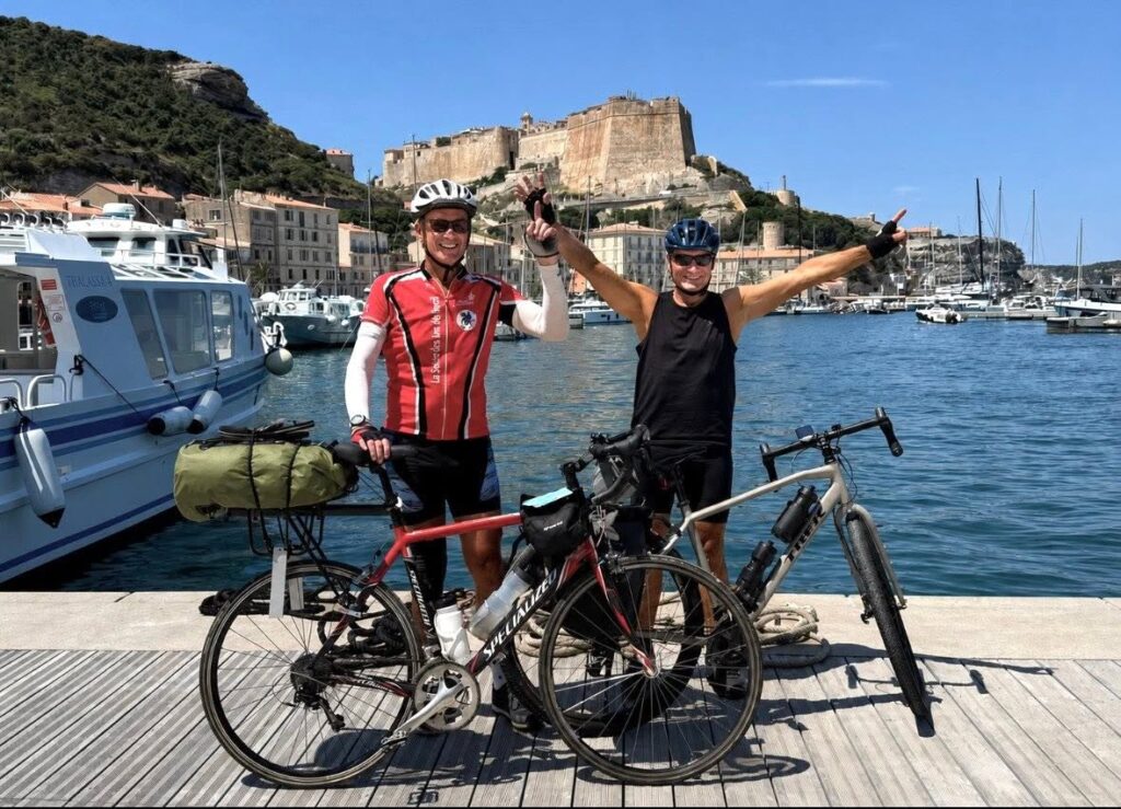 Arrivée de la GT 20 à Bonifacio, Corse