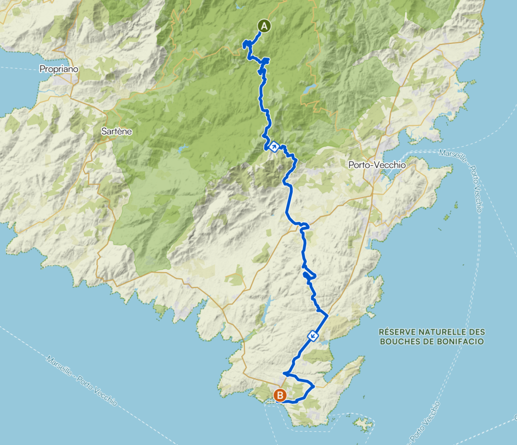 Carte étape 11 GT 20